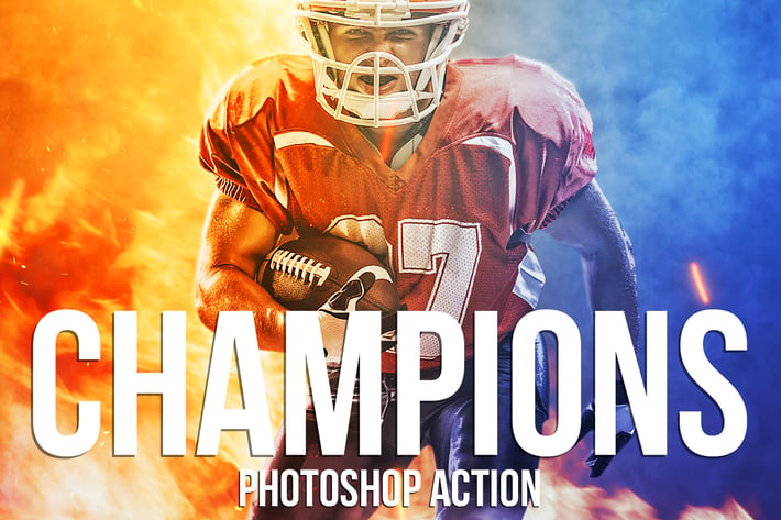 Champions Photoshop Action