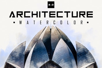 Architecture Watercolor 2.0 | Photoshop Plugin
