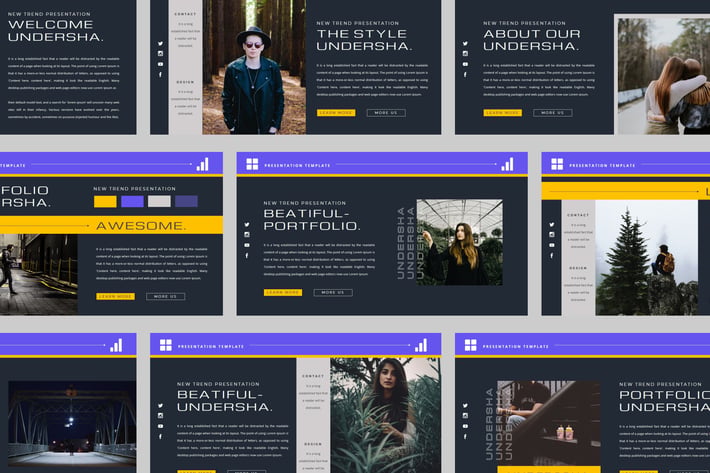 UNDERSCHA Powerpoint Template