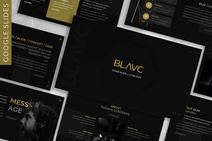 Blavc - Business Google Slide Template