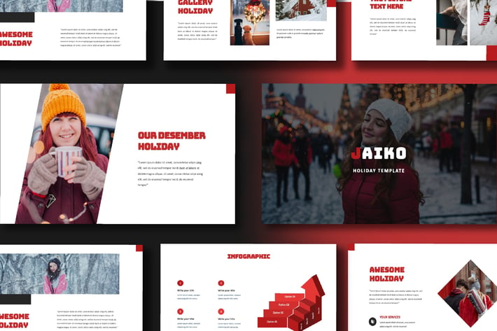 Jaiko Desember Holiday Keynote Template