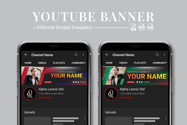 Stylish Vlogger Youtube Banner