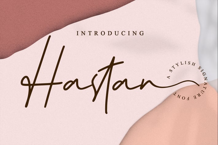 Hastan - Elegant Signature Font