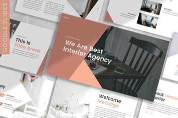 Lances - Art Deco Google Slide Template