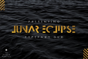 Lunar Eclipse Font Duo
