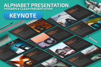 Alphabet Keynote Presentation Template