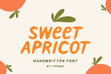 Sweet Apricot - Joyful Handwritten Font