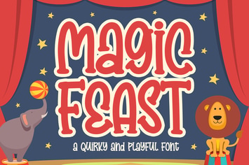 Magic Feast a Quirky and Playful Font
