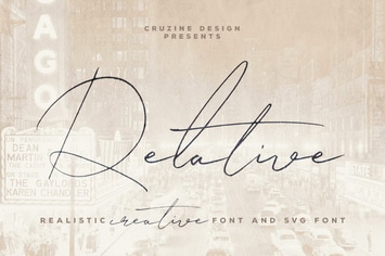 Relative Handwritten & SVG Font