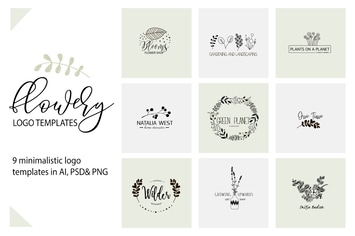 Flower Logo Templates V.1