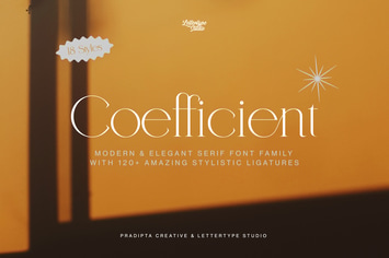 Coefficient Modern & Elegant Serif Family