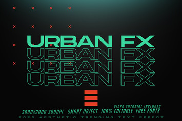 Urban Trending Text Effects 