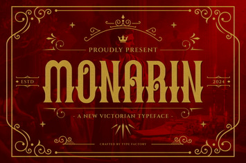 Monarin - Victorian Typeface