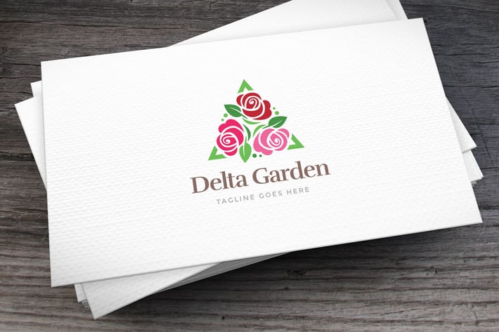 Delta Garden Logo Template