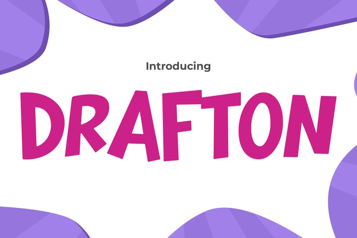 Game Font - Drafton 