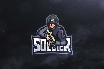 Soldier Sport and Esports Logos