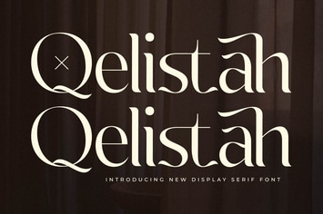 Qelistah New Display Serif Font 