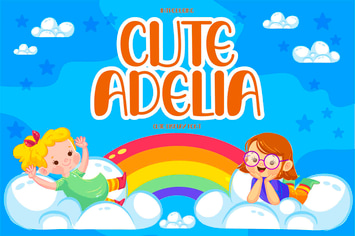 CUTE ADELIA Display Font