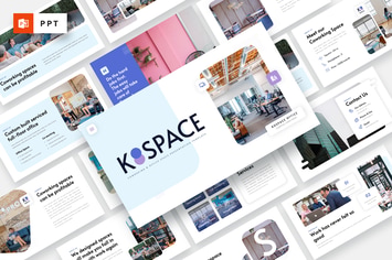 KOSPACE - Coworking Space Powerpoint Template