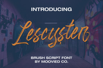 Lescyster Script Brush