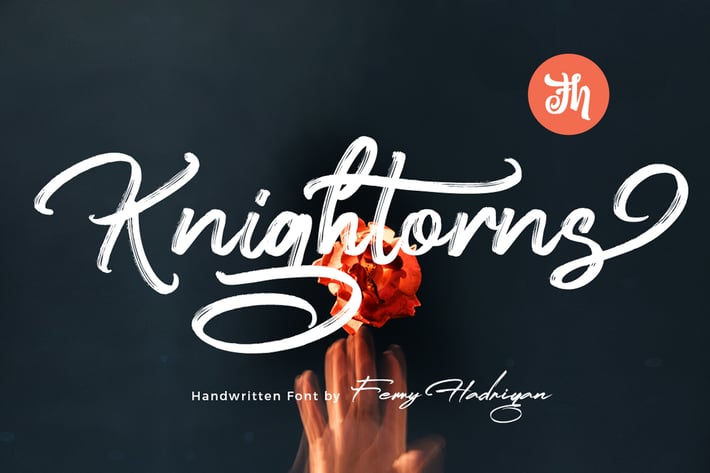 Knightorns - Handwritten Font