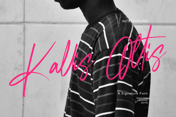 Kallis Ottis Signature Font