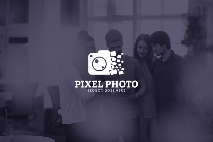Photo Pixel Logo