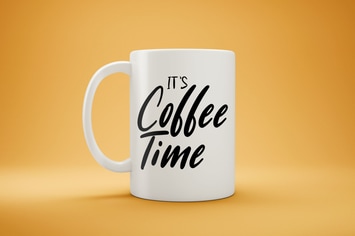White Coffee Mug Mock-Up