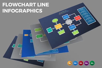 Flowchart Line – Infographics Design