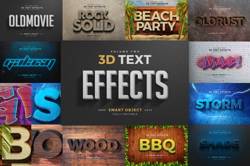 3D Text Effects Vol.2