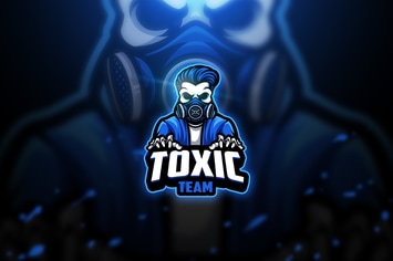 Toxic skull 2 - Mascot & Esport Logo