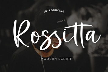 Rossitta Modern Script Font