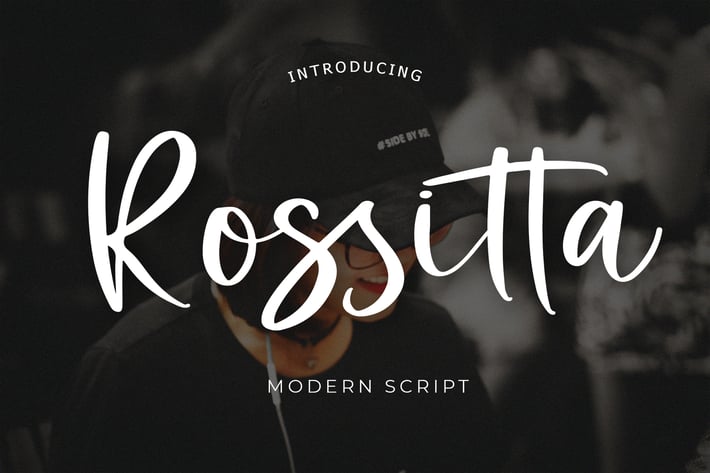 Rossitta Modern Script Font