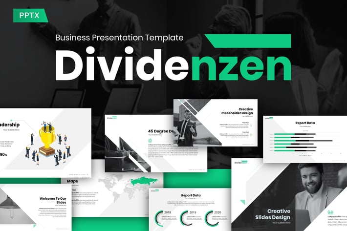Dividenzen Business Powerpoint Template