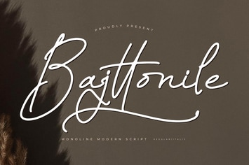 Bajttonile Monoline Script Font