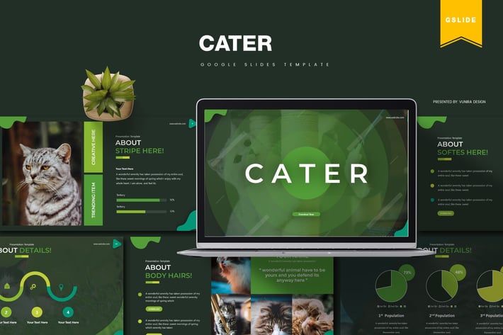 Cater | Google Slides Template