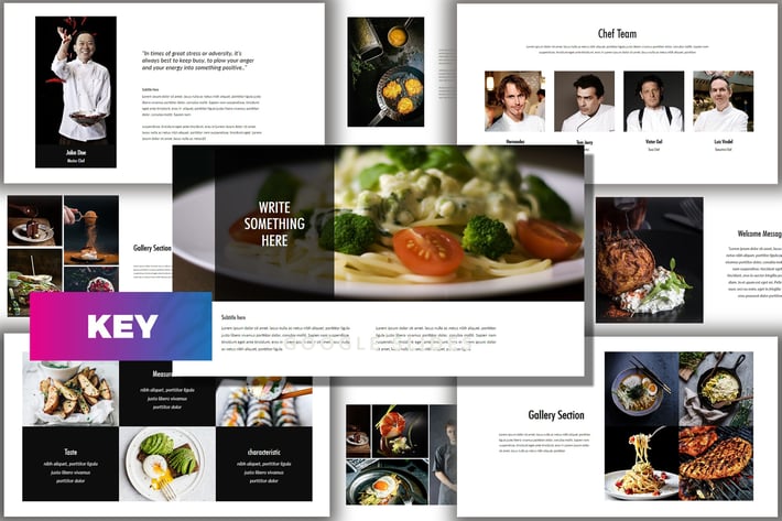 Core - Food & Drink Creative Keynote Template