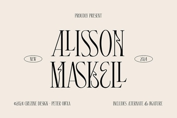 Alison Maskell Modern Serif