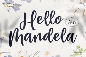 Hello Mandela Beautiful Script
