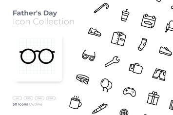 Father's Day Outline Icon