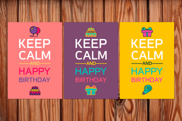 Keep Calm And Happy Birthday
