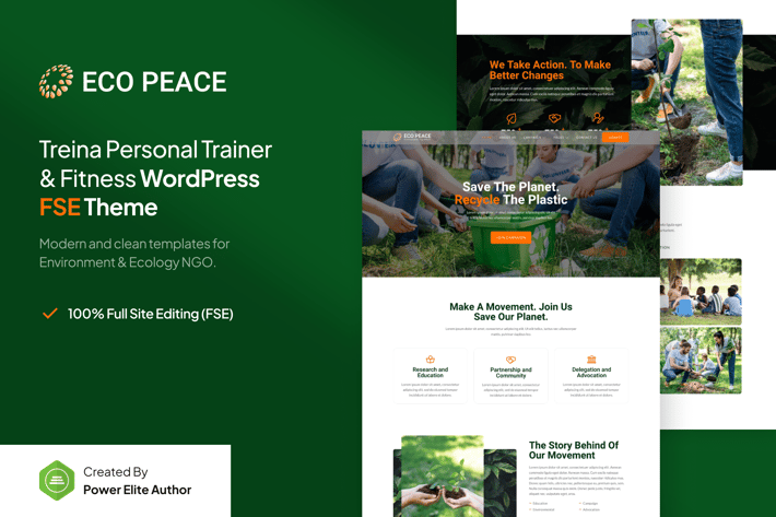 EcoPeace – Environment & Ecology NGO WP Theme