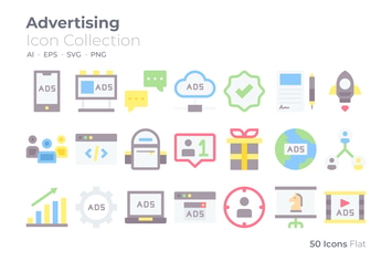 Advertising Color Icon