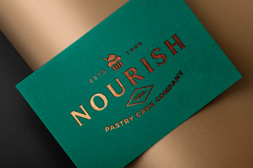 Gold Debossed Logo Mockup