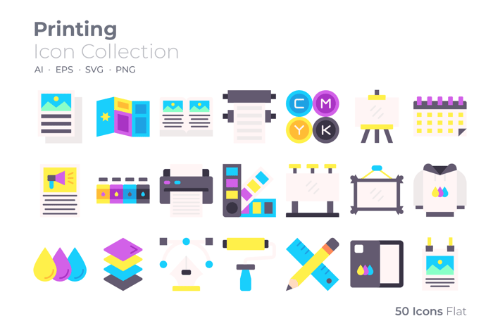 Printing Color Icon