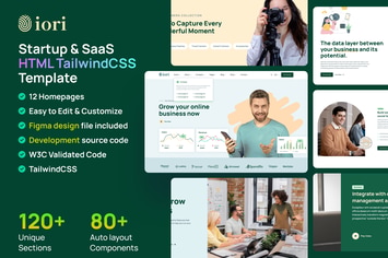 iori - Startup & SaaS TailwindCSS 3 HTML Template