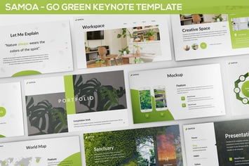 Samoa - Green Campaign Keynote Template