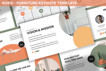 Korsi - Furniture Keynote Template