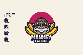 Monkey Logo Mascot