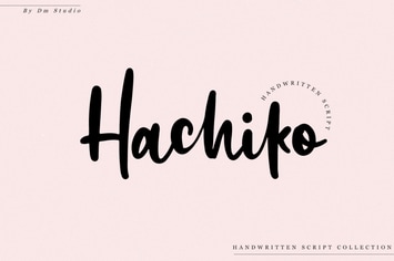 Hachiko - Handwritten Font 